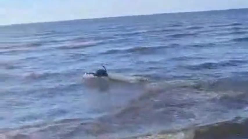 Watch: a beach day in action